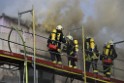 Dachstuhlbrand Koeln Poll Geislarerstr P162